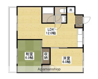 ウィンディア美鈴園【4階】の間取り