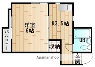 三波ビル【3階】の間取り