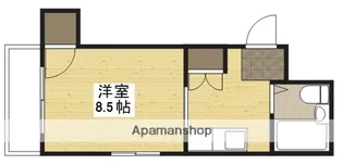 坪井ビル(江波東)【3階】の間取り