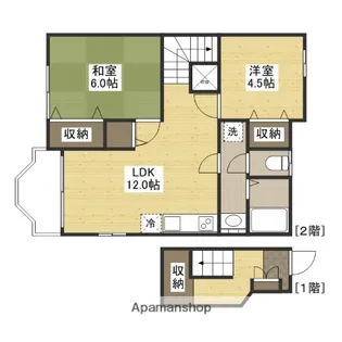 エムフローレンスA【2階】の間取り