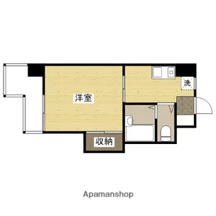 ヴィラ丸本【6階】の間取り