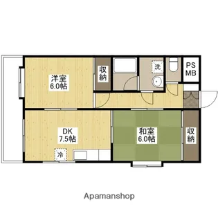 エトワール観音【5階】の間取り