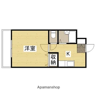ハーシオンフルタⅢ【2階】の間取り