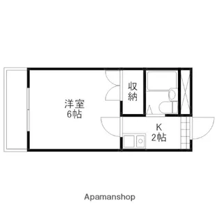 ニューライフ曙【4階】の間取り