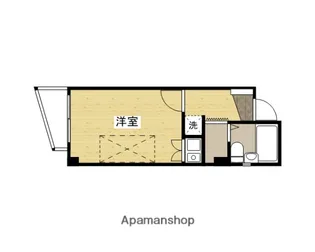 ステータスイン三川町【4階】の間取り