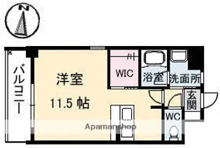 アーバンドエル【6階】の間取り