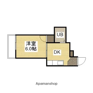 コーポ山本【4階】の間取り