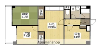 多田スカイビル【5階】の間取り