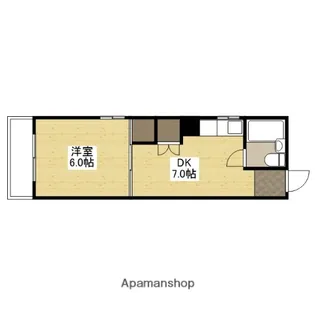 和秀舟入本町ビル【3階】の間取り