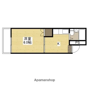 ULTIMATE ONE BLDG宇品【5階】の間取り