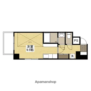 ファミーリエ昭和町【3階】の間取り