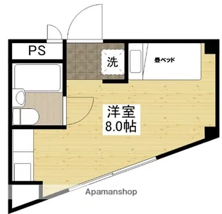 ビューみゆき【4階】の間取り