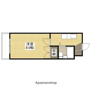 BAUHAUS楠木【4階】の間取り