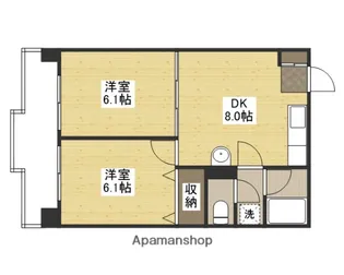 第2柴田ビル【2階】の間取り