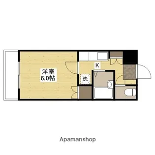 はくしま東ビル【3階】の間取り