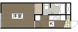 レオパレス大内越【1階】の間取り
