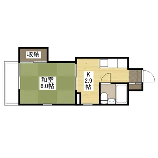 ダイアパレス宝町【2階】の間取り