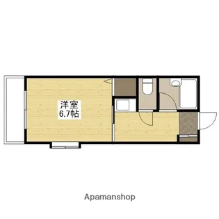 リード大町【4階】の間取り