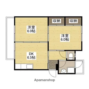 江波鋳機ビル【5階】の間取り