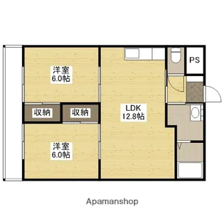 サンピア西原【5階】の間取り