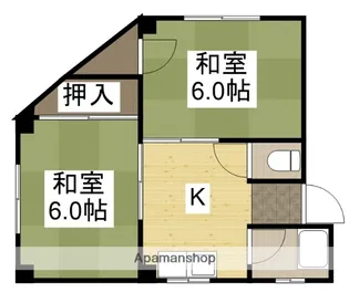 金原ビル【2階】の間取り