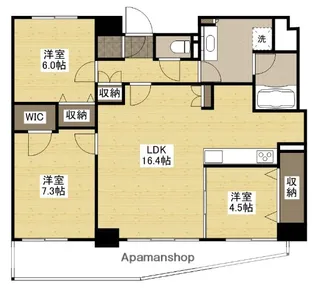 シティトリエ京橋【10階】の間取り