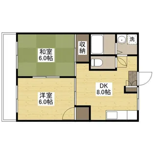 芦屋ビレッジ【4階】の間取り