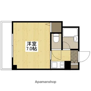 比治山エコテラス【7階】の間取り