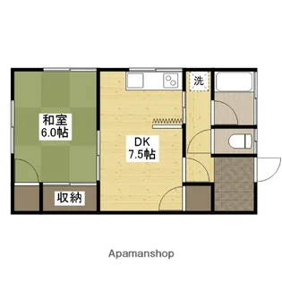 向陽荘【2階】の間取り