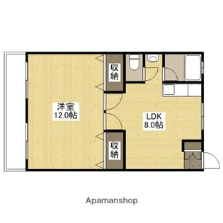 幸山ビル【4階】の間取り
