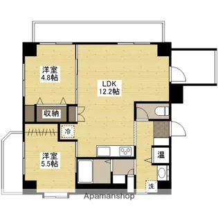 サンピア大手町【8階】の間取り