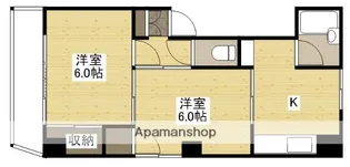 下田ビル【3階】の間取り