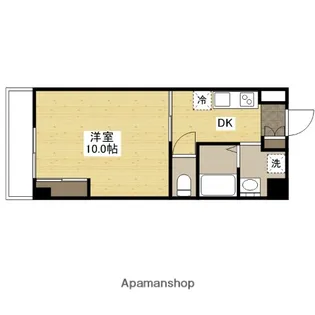 庚午サエキビル【8階】の間取り