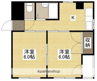 衣笠ビル【5階】の間取り