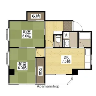 千足金広ビル【3階】の間取り