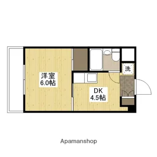 第2山中ビル【5階】の間取り