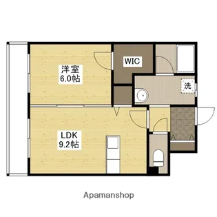 ビータス深川【1階】の間取り