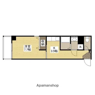 センテニアル東平塚【6階】の間取り