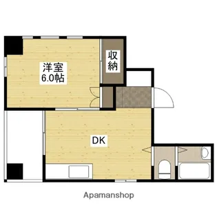 第1片山ビル【11階】の間取り