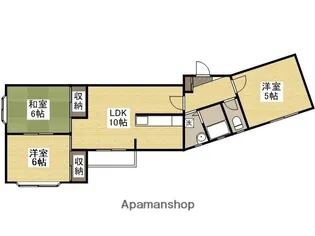 リバーサイド大須賀【4階】の間取り