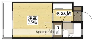 第2コーポ倉本【4階】の間取り