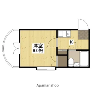 エステート中広【2階】の間取り