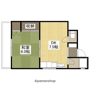 保田ビル【4階】の間取り