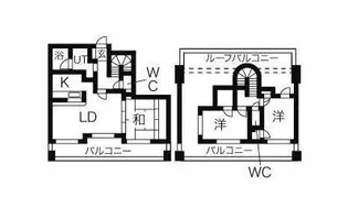 ダイアパレス毘沙門台駅前【404号室】の間取り