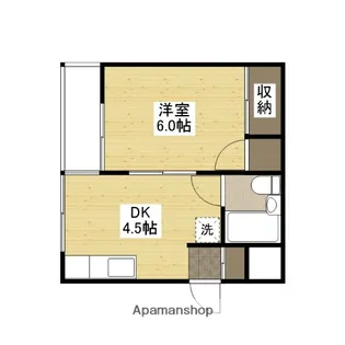 GARDEN南観音(旧B−RESIDENCE 南観音)【5階】の間取り