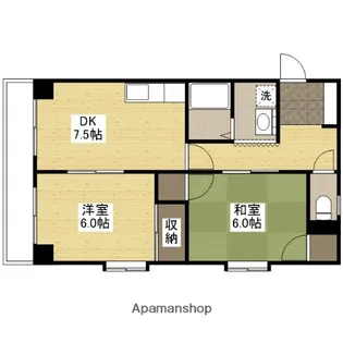 ゲートアキ【5階】の間取り