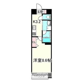 BONDBLD.Ⅲ【8階】の間取り