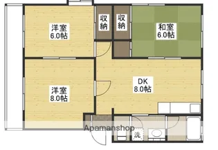 土屋マンション【3階】の間取り