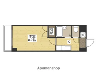 メルベーユ8番館【4階】の間取り