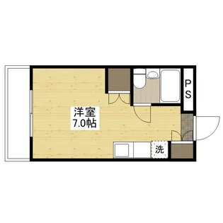 コスミック【5階】の間取り